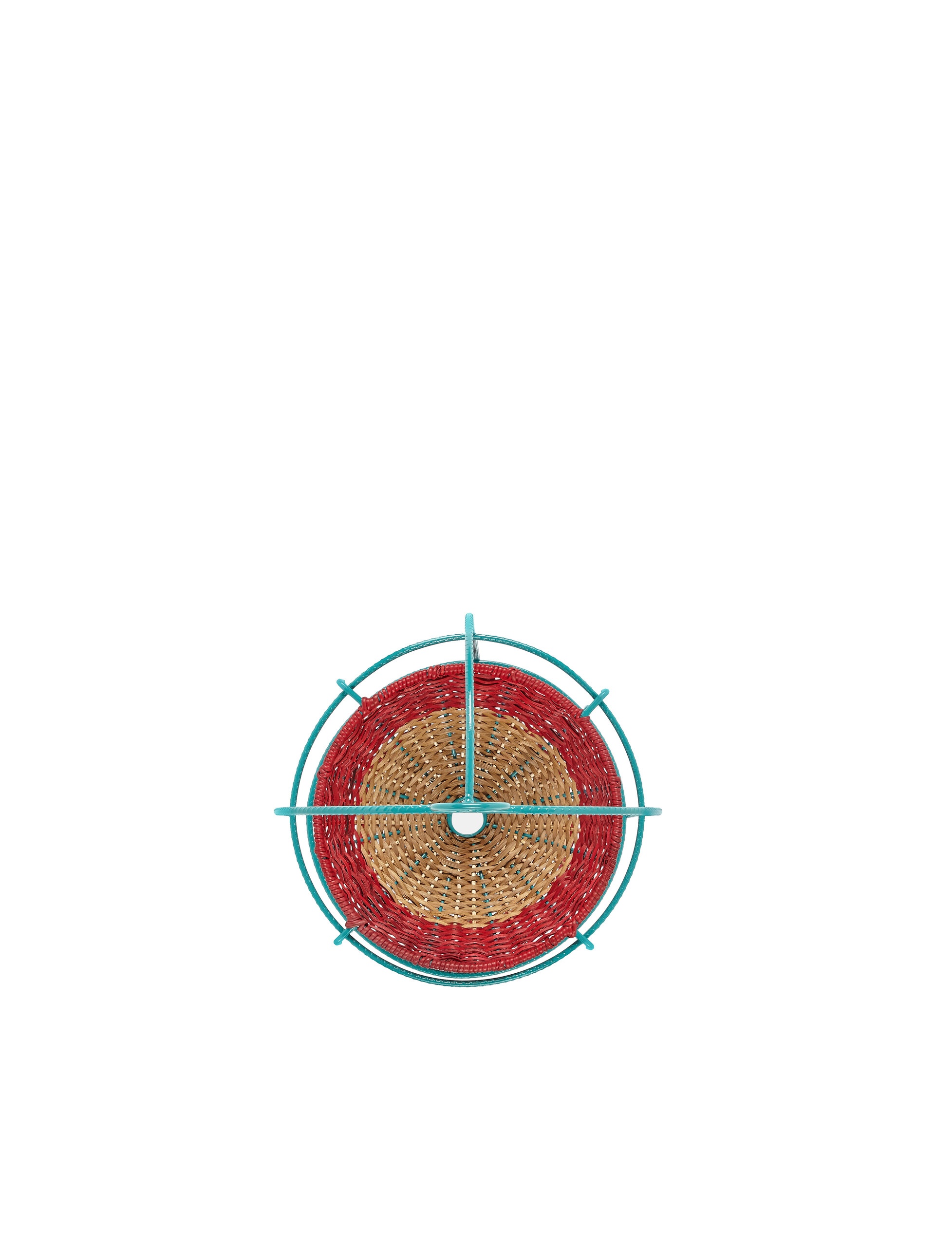 MARNI MARKET ROUND FRUITSTAND IN IRON RED FIBRE - 4