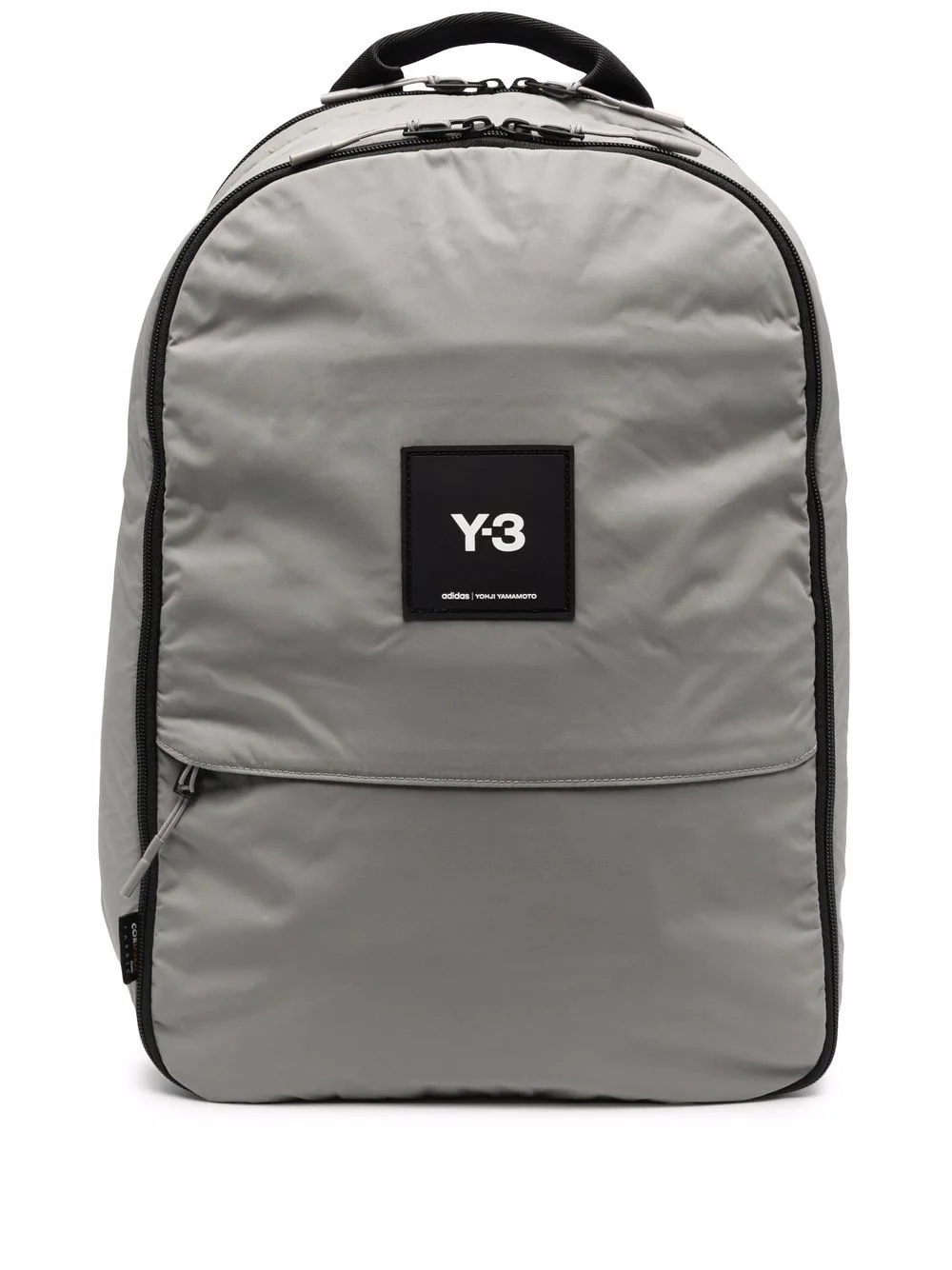 logo-patch zipped backpack - 1