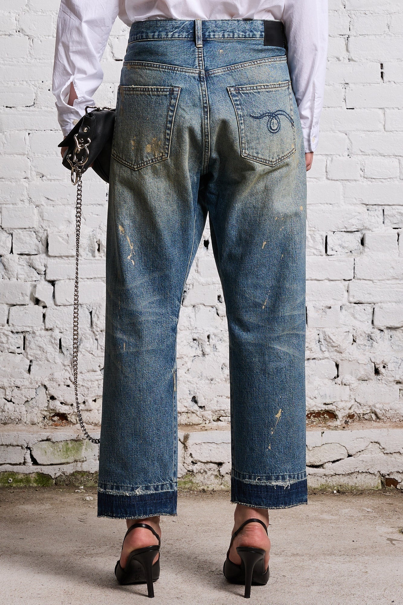 GOLD SPLATTER CROSSOVER - CLINTON BLUE - 7