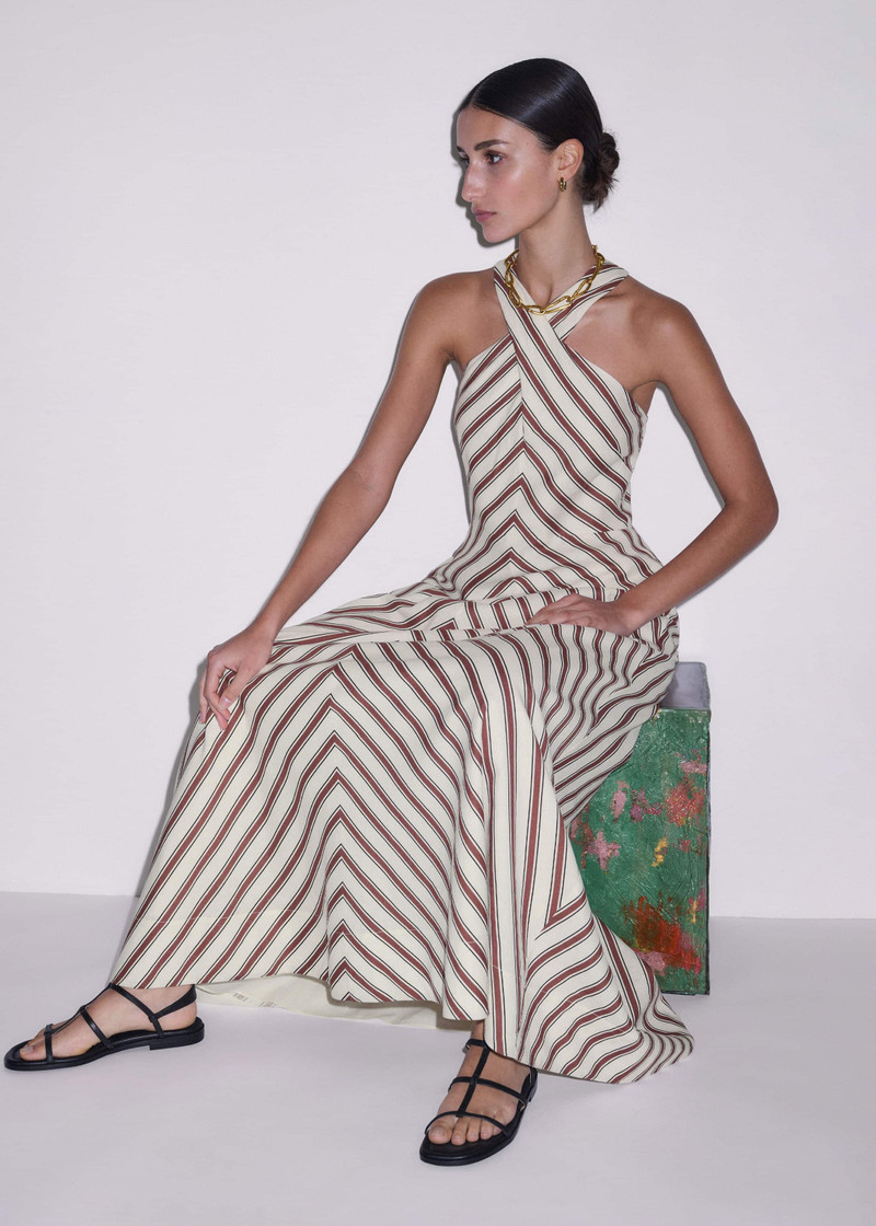 Halterneck Maxi Dress 6
