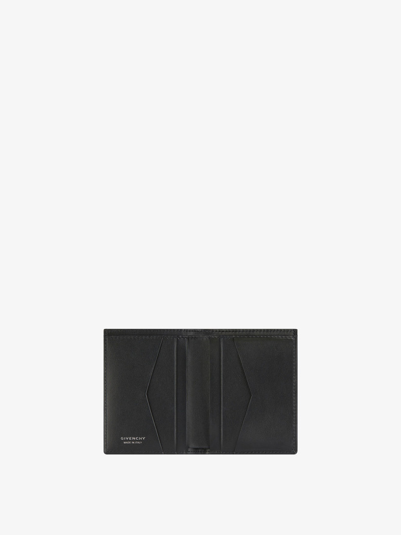 Givenchy CARD HOLDER IN 4G COATED CANVAS AND LEATHER outlook