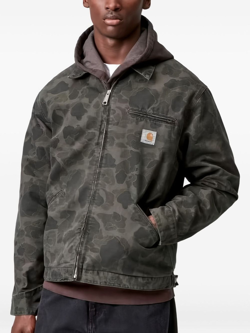 Carhartt Duck Detroit camouflage-print jacket outlook