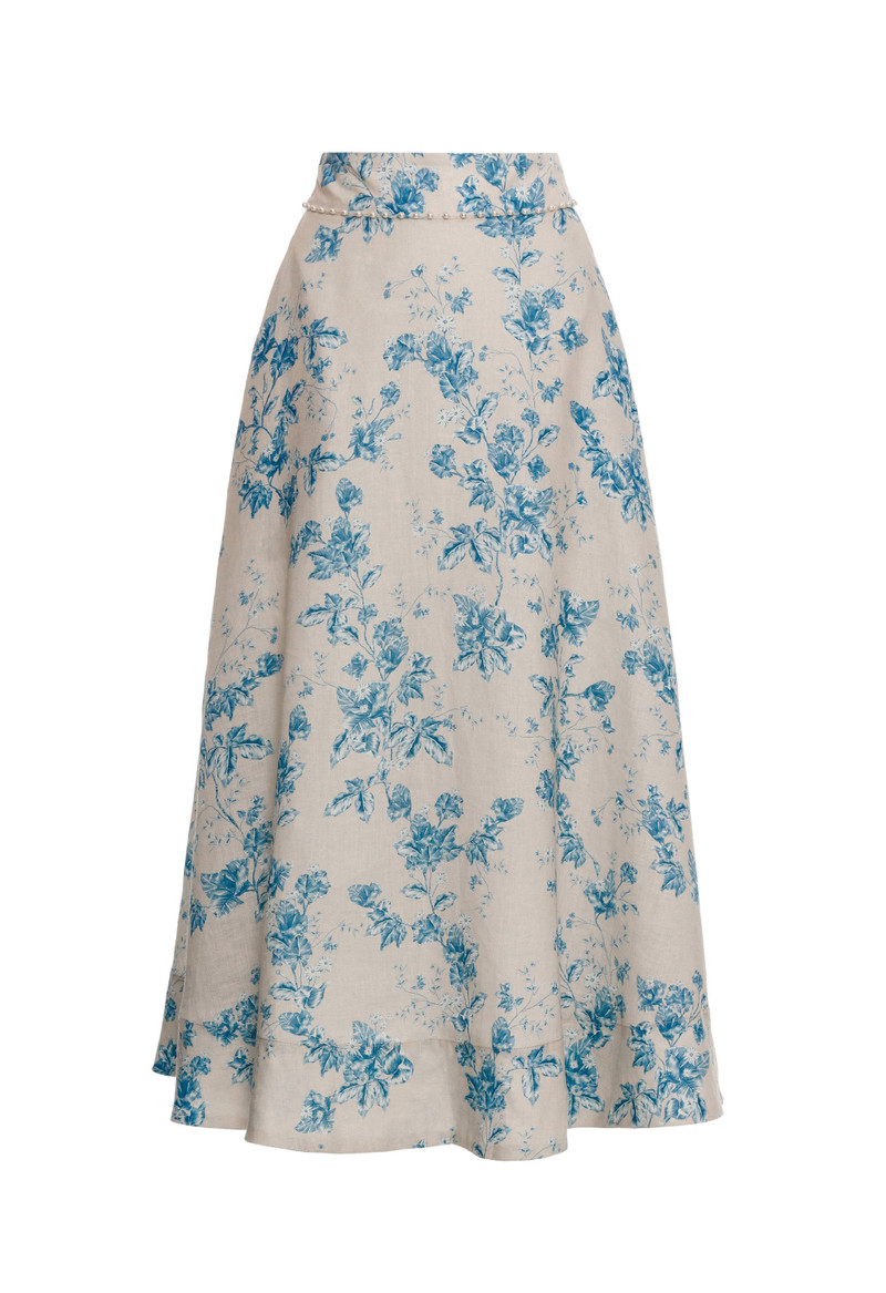 Bergamota Bougainvillea Maxi Skirt 1