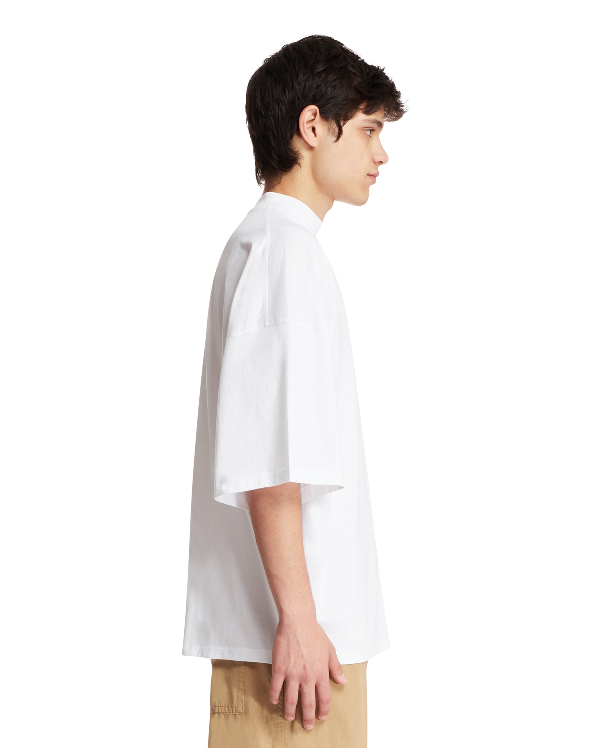 White Crew-Neck T-Shirt - 5