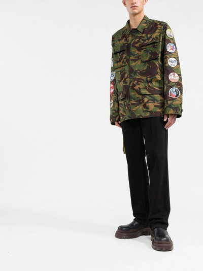 Off-White camouflage field jacket outlook