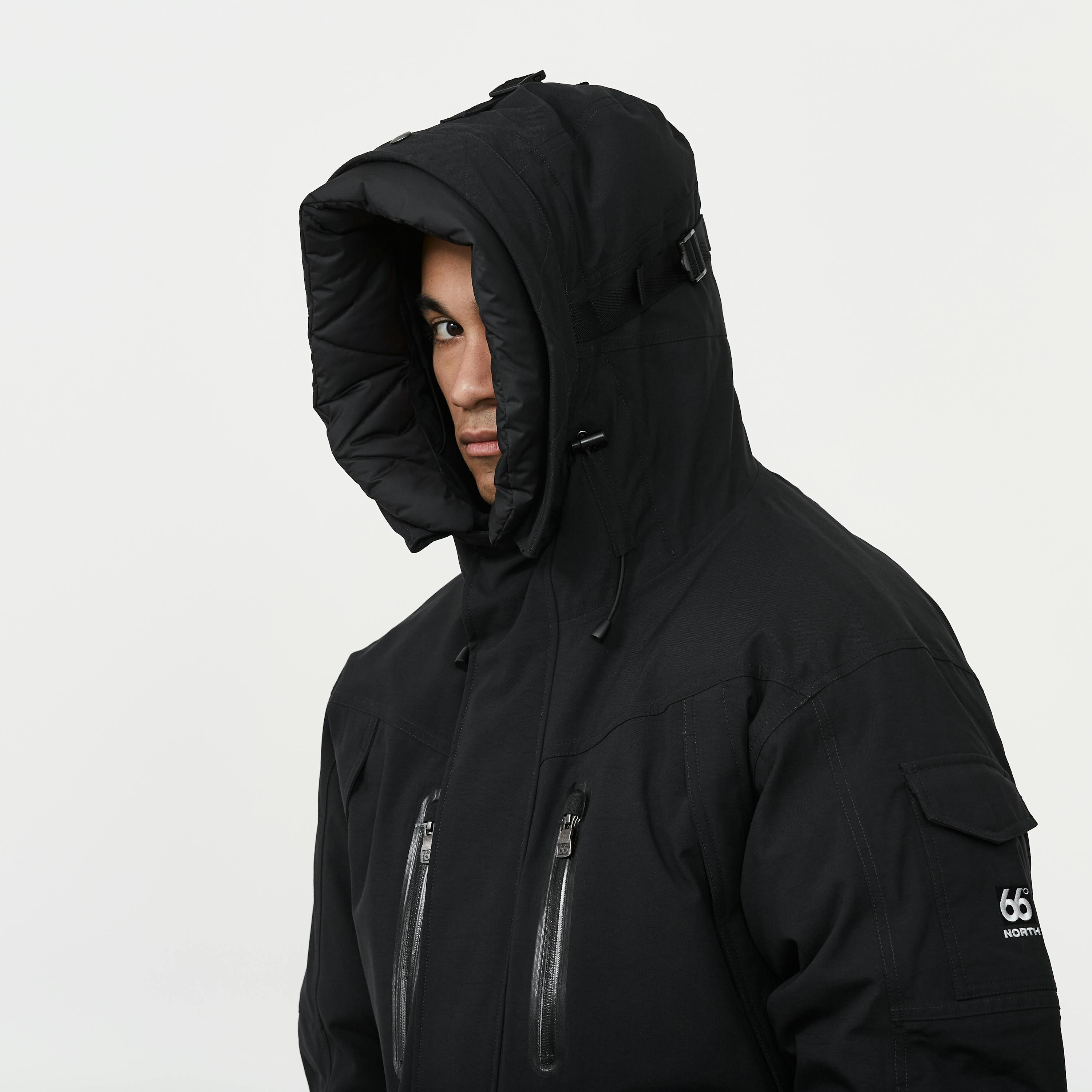 Jökla Arctic professional down parka with hood trim - 6