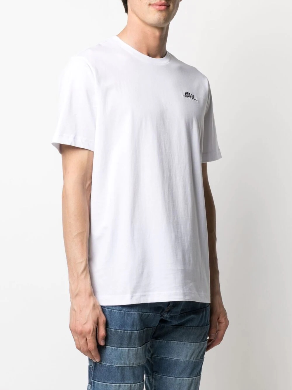 embroidered-logo cotton T-shirt - 4