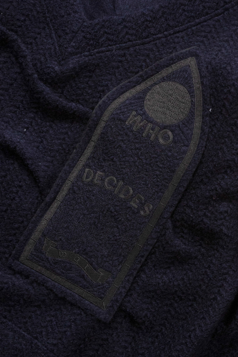 WHO DECIDES WAR GATHERED COLLEGIATE PULLOVER outlook