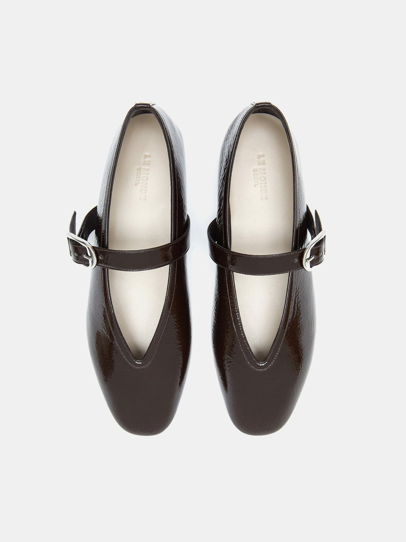 Stella Slipper / Chocolate Patent Leather 3
