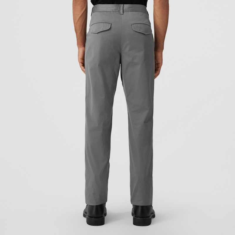 Monogram Motif Stretch Cotton Twill Chinos 3