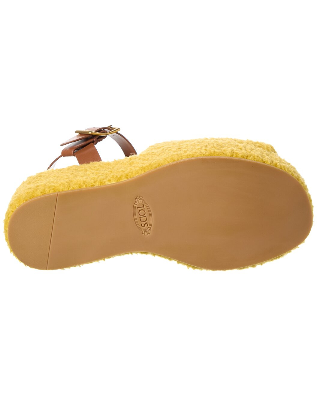 TOD’s Shearling & Leather Platform Sandal - 4