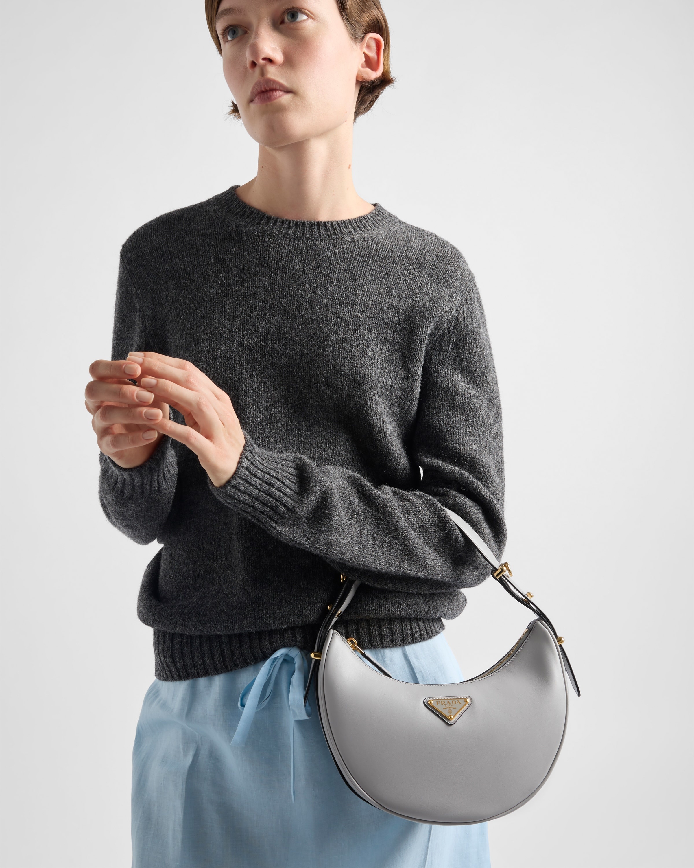 Prada Arqué leather shoulder bag - 2