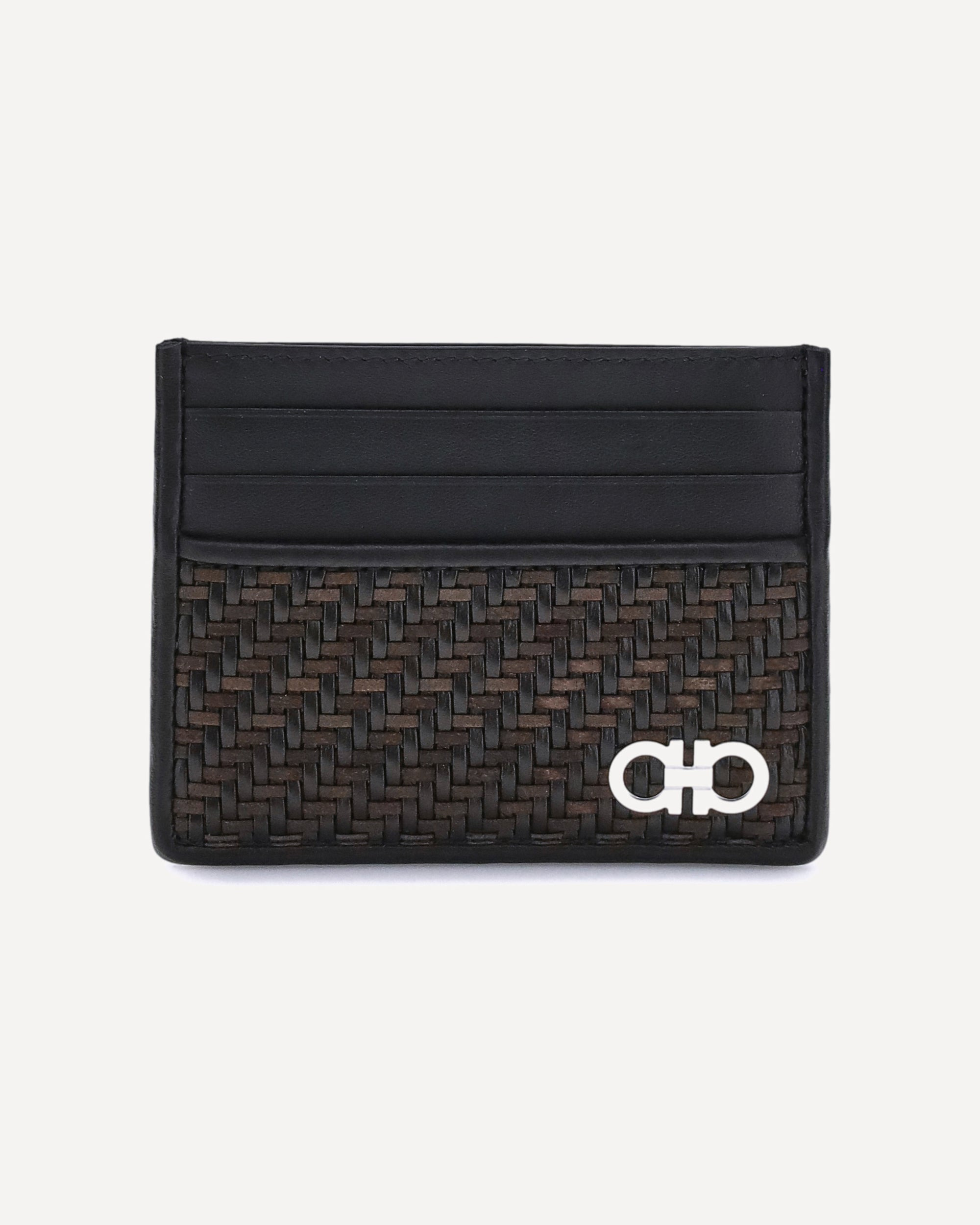 Woven Gancini Card Holder - 1
