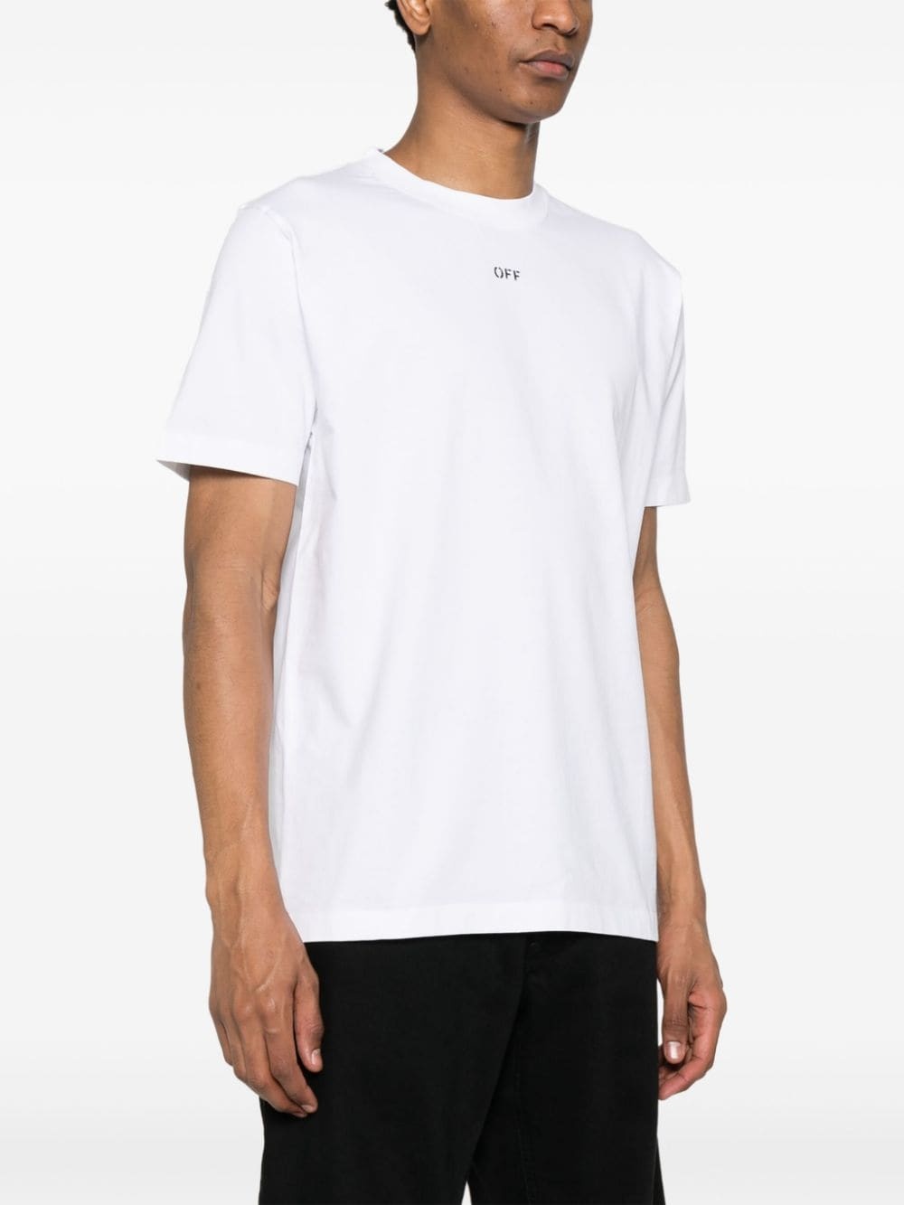 logo-print cotton T-shirt - 3