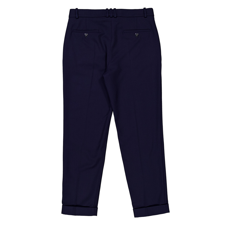 Balmain Men's Marine Slim Fit Tailored Trousers - 6