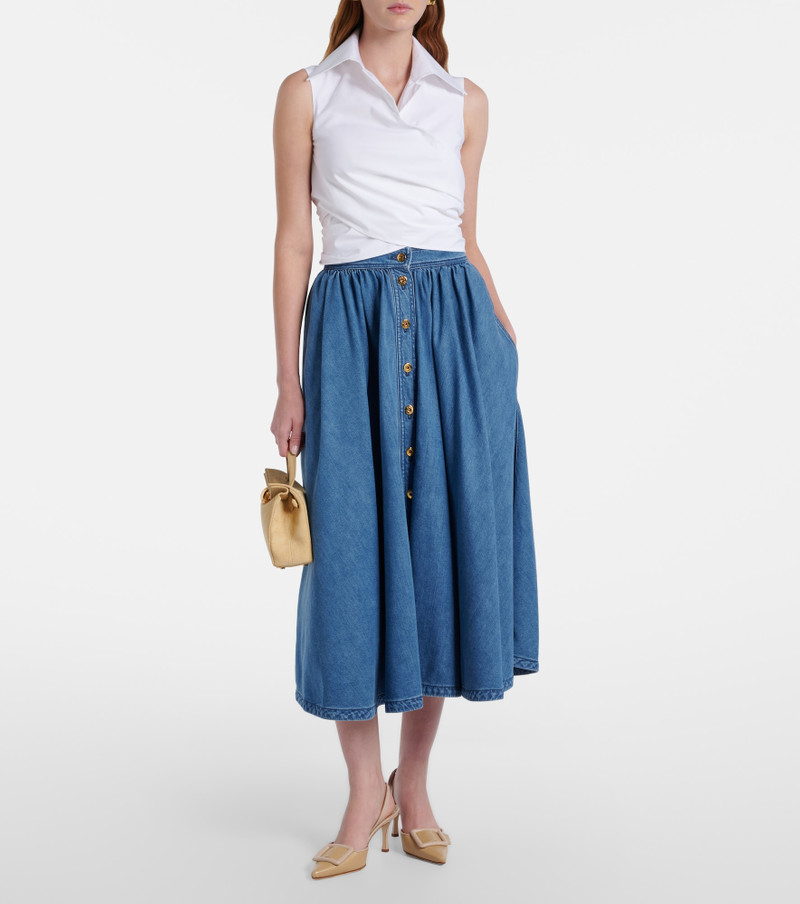PATOU Cutout cotton top outlook