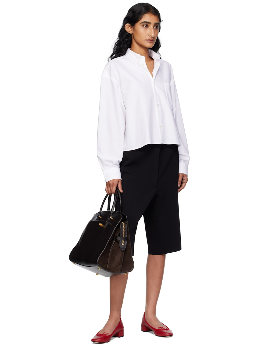 White Sophia Button Down Shirt - 4