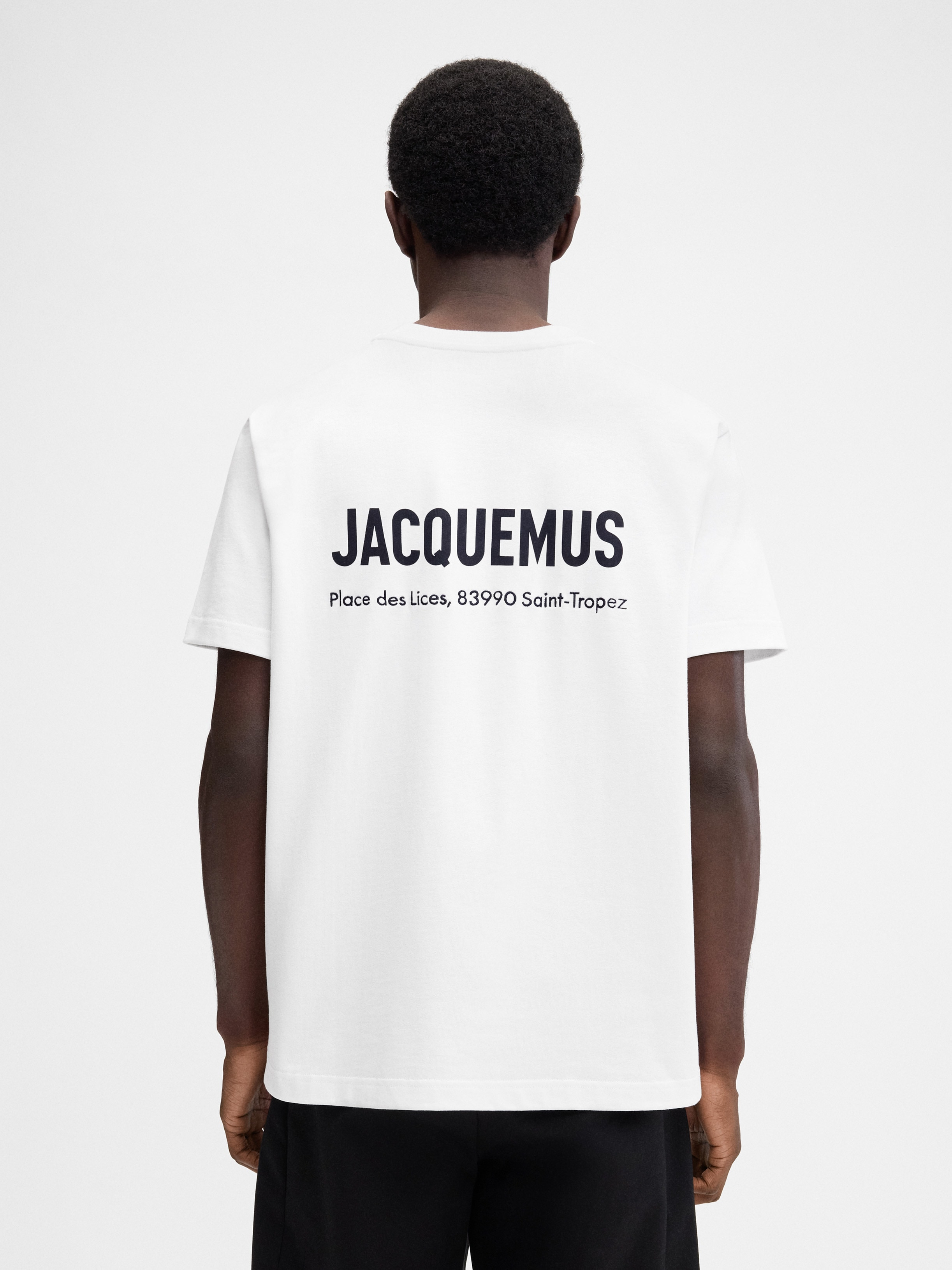 The Saint Tropez Place des Lices address t-shirt - 3