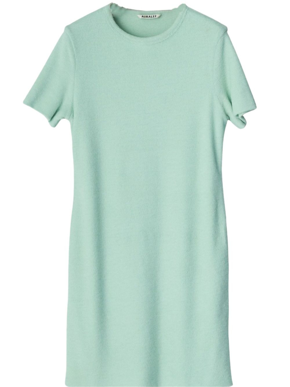 short-sleeve wool mini dress - 2