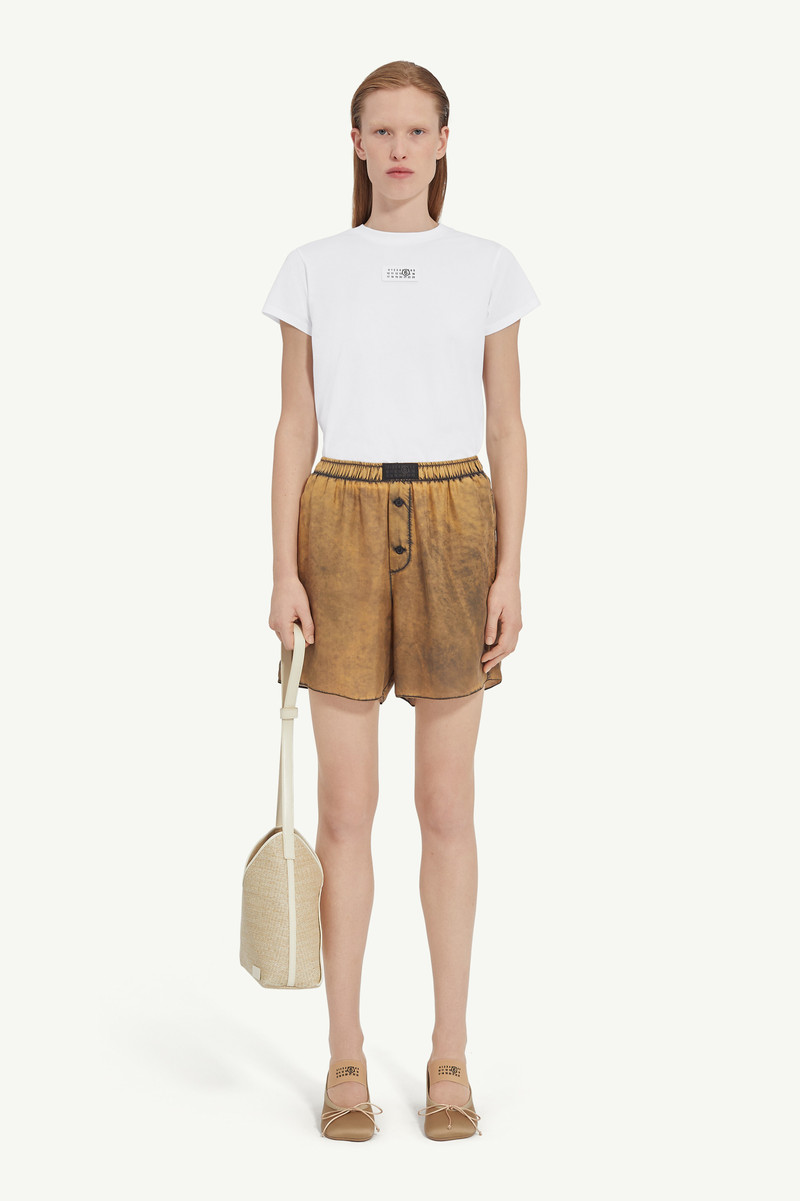 MM6 Maison Margiela Numeric Cotton Jersey T-shirt outlook