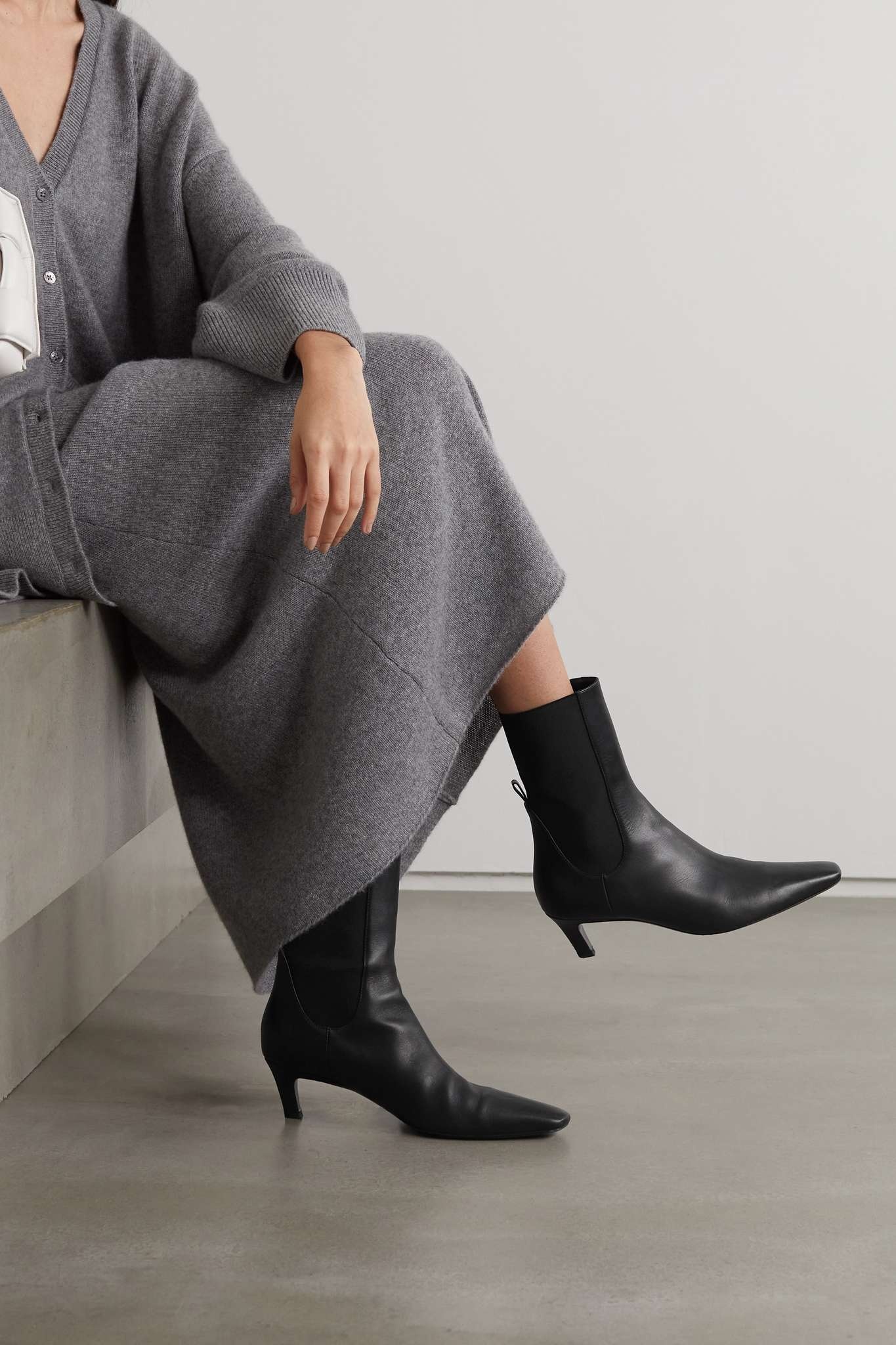 The Mid Heel leather ankle boots - 2