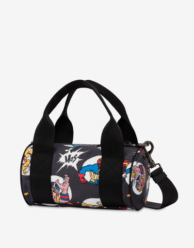 Moschino ALLOVER CARTOON NYLON BAG outlook