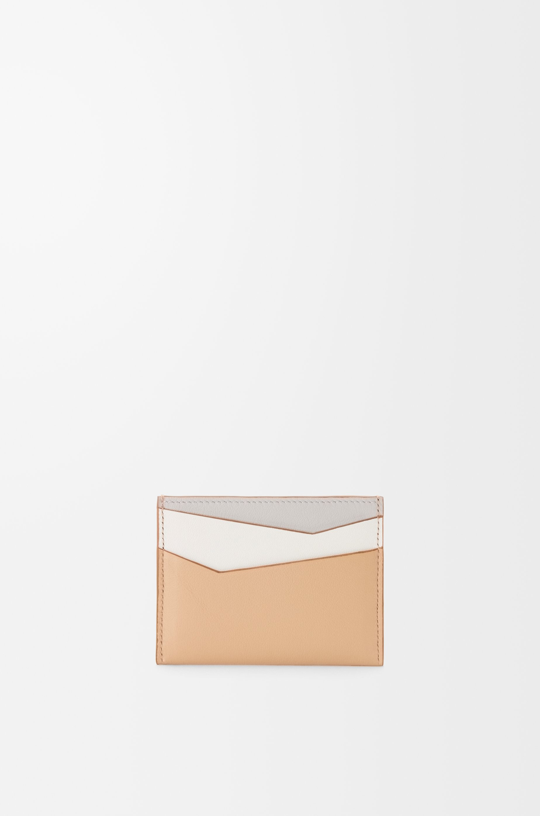 Puzzle plain cardholder in classic calfskin - 3