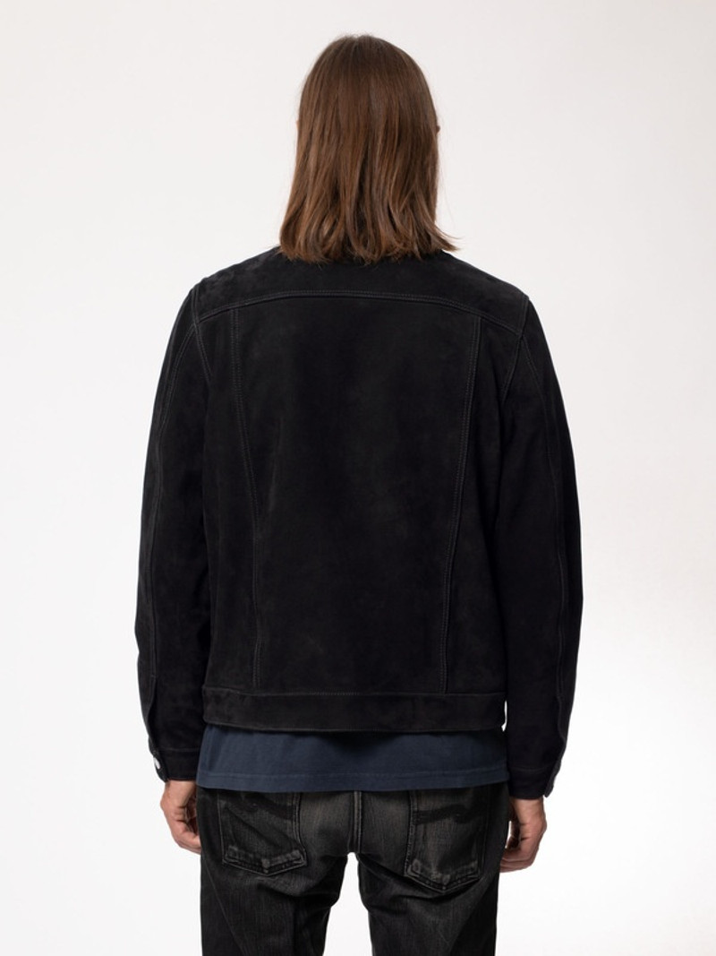 Dante Nubuck Lined Jacket Black 5