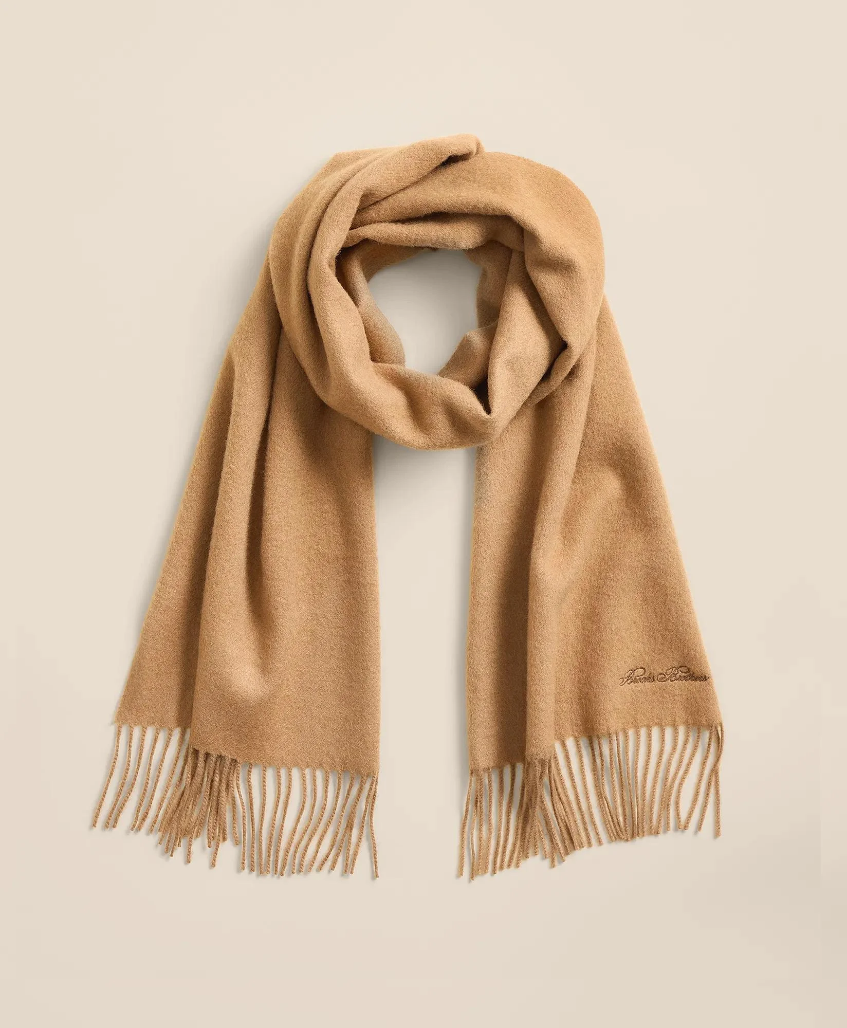 Camel Hair Scarf - 1