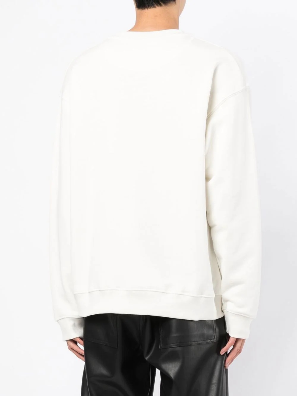 logo-print crew-neck sweatshirt - 4