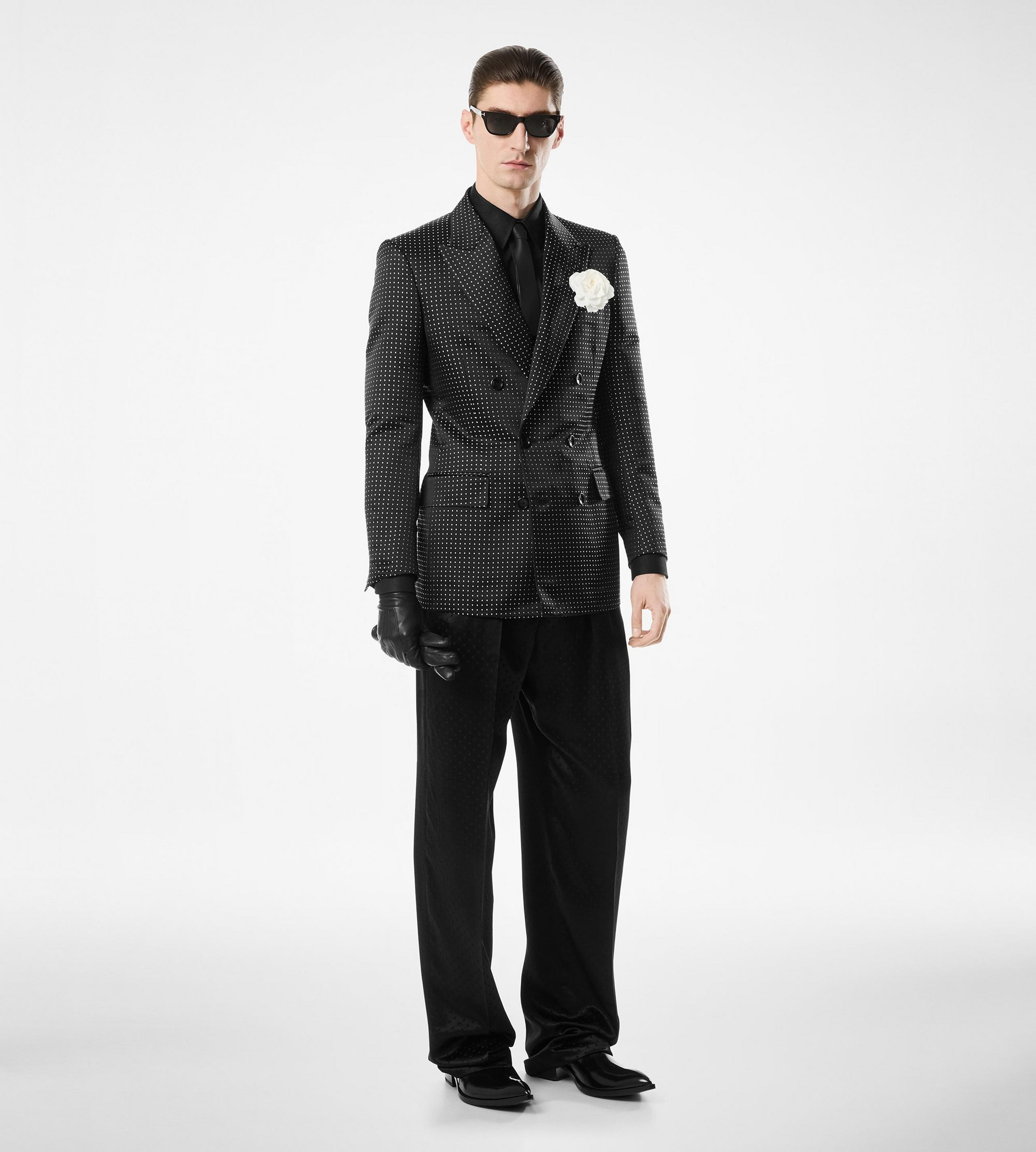 DUCHESSE POLKA DOT JACQUARD JACKET - 5