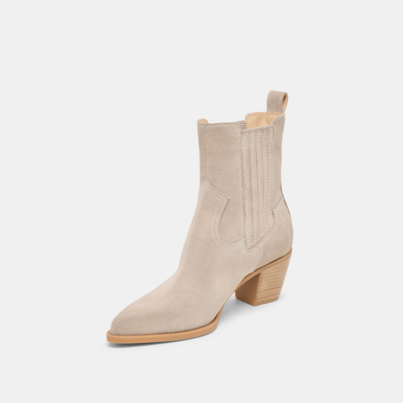 SLIM BOOTIES TAUPE SUEDE 4