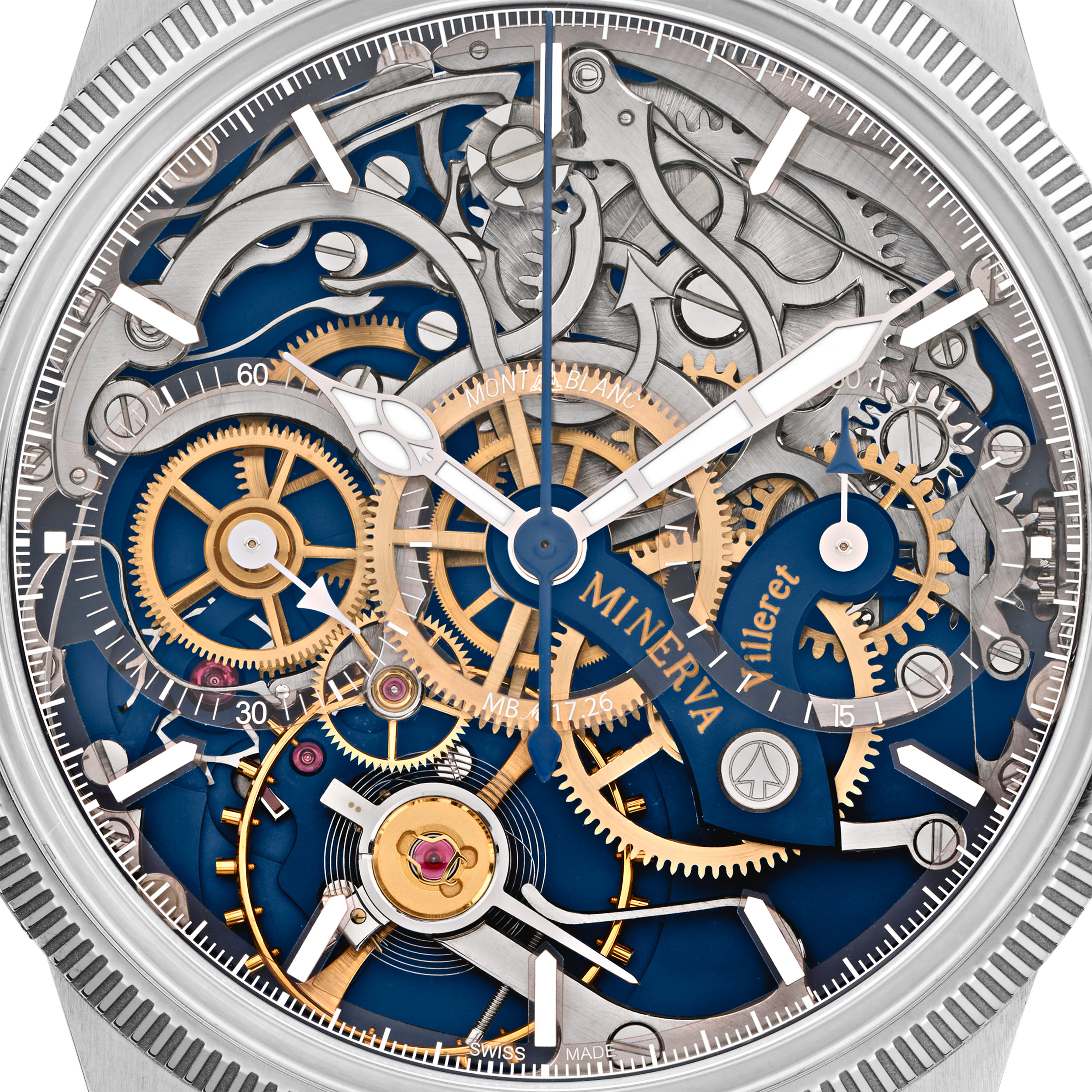MONTBLANC 1858 THE UNVEILED MINERVA CHRONOGRAPH LIMITED EDITION - 100 PIECES - 5