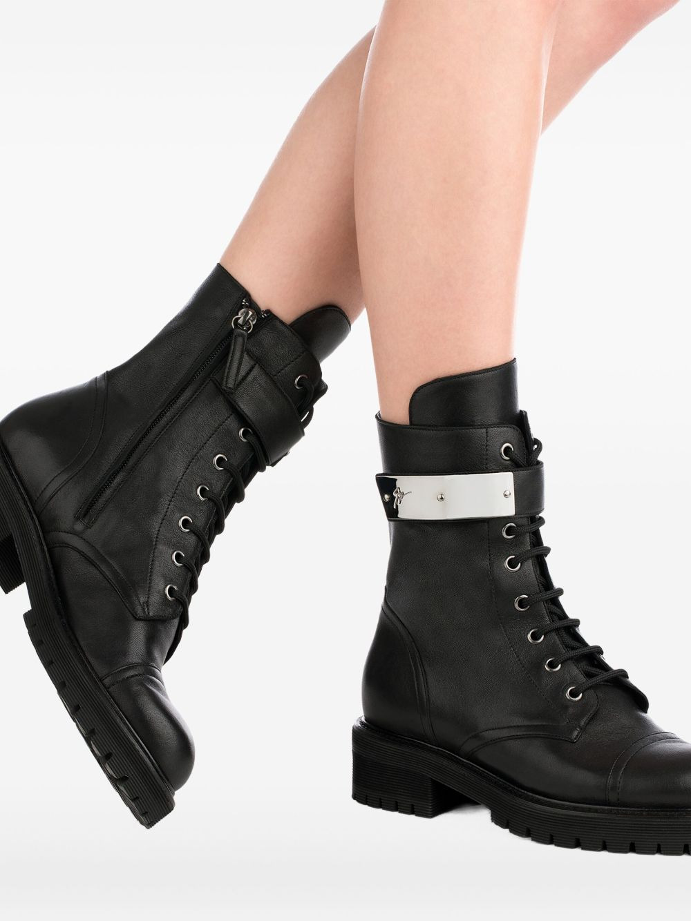 Alexa logo plate boots - 4