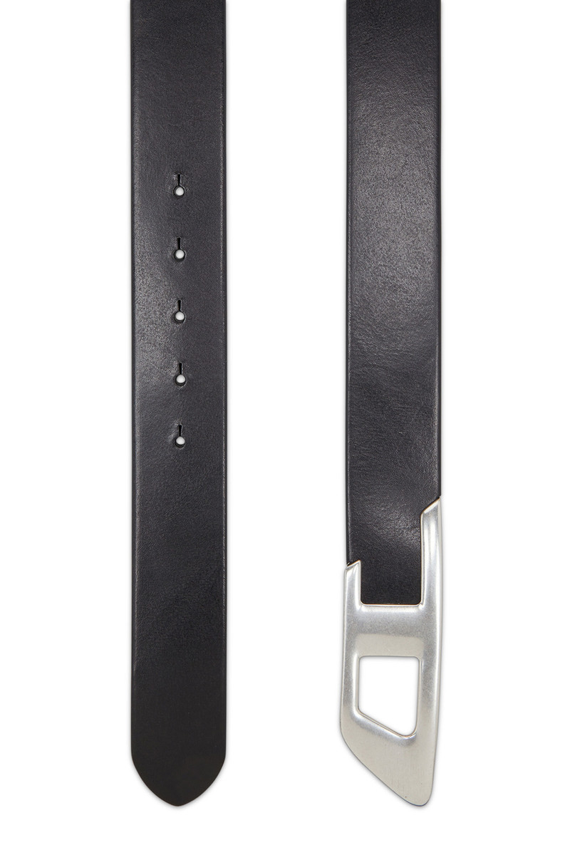 Diesel 4 CM LEATHER BELT WITH METAL D BUCKLE outlook