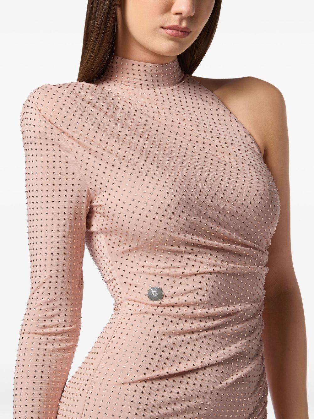 strass-embellished dress - 5