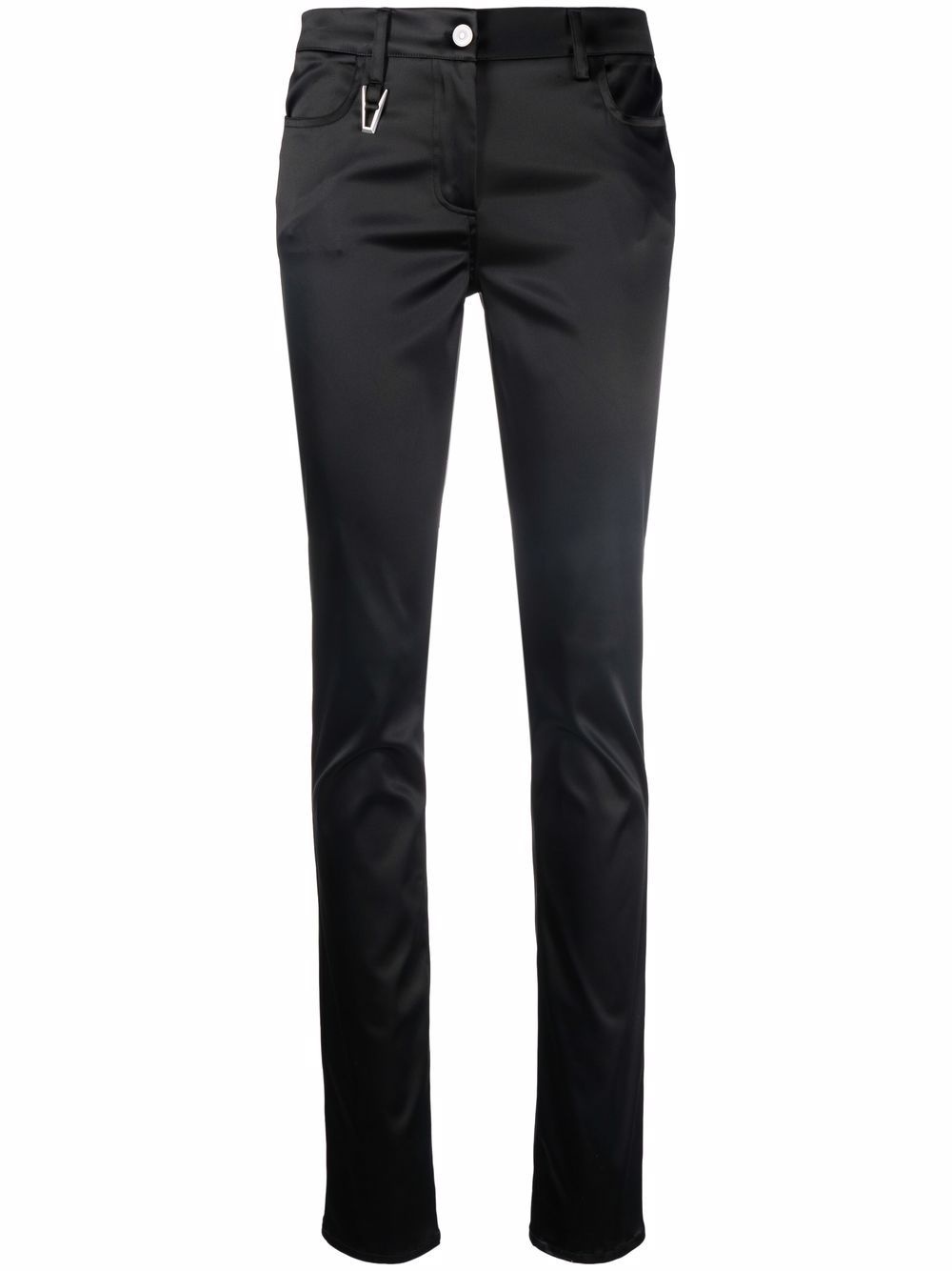 high-rise fitted trousers - 1