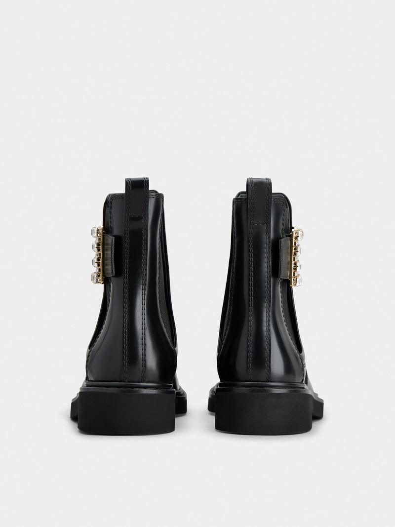 Roger Vivier Viv' Rangers Chelsea Booties in leather outlook