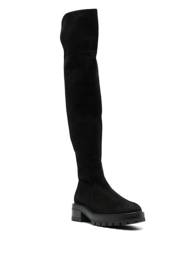 AQUAZZURA knee-high suede boots outlook