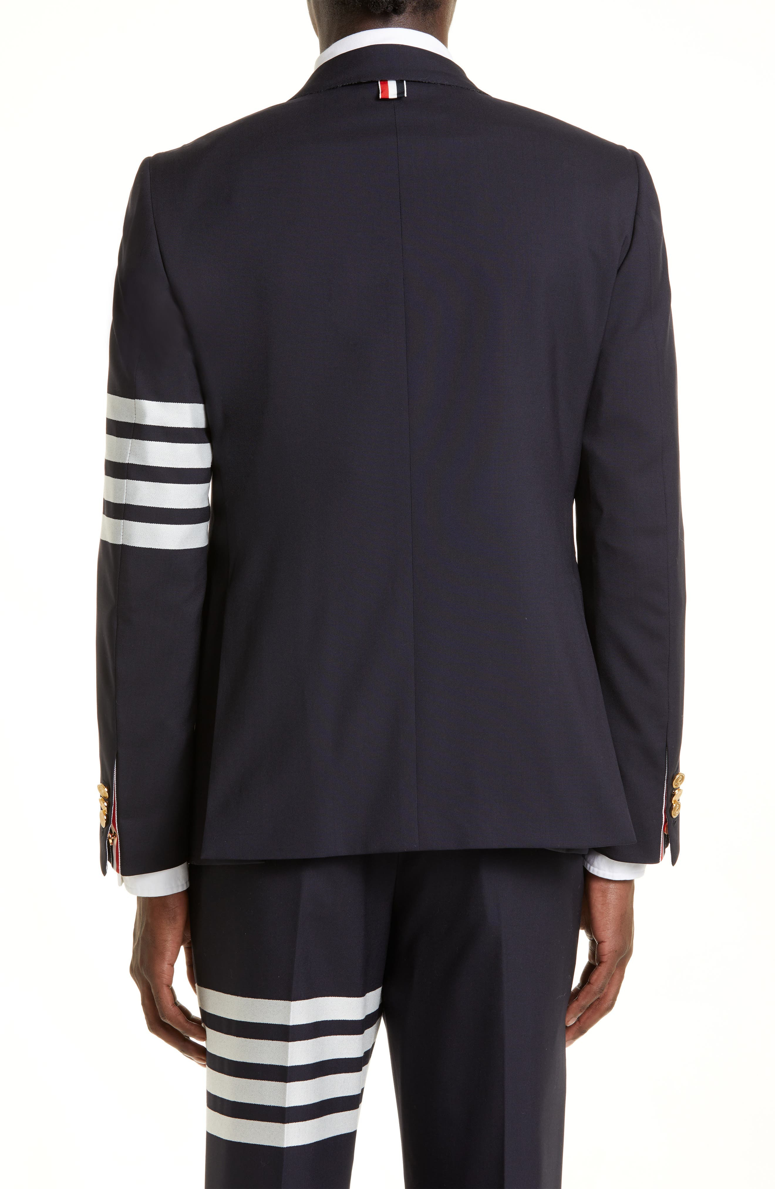 4 Bar Mélange Wool Sport Coat - 3