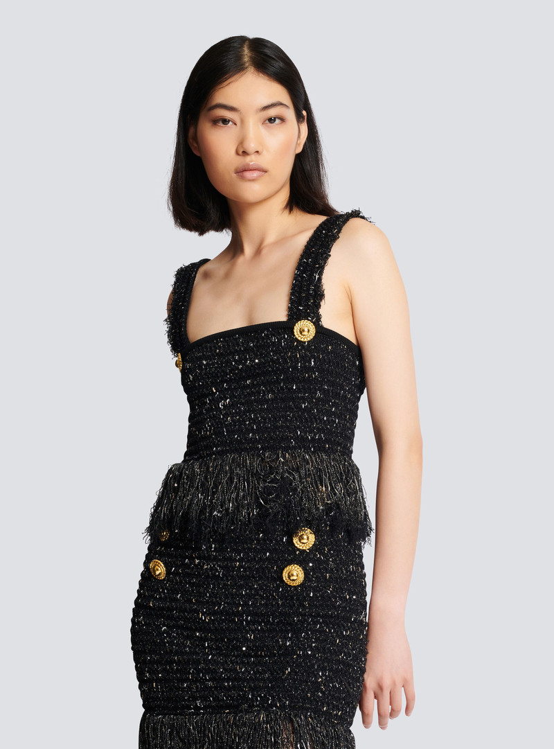 Lurex tweed strappy top 7
