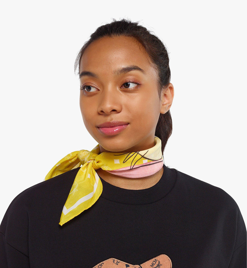 MCM Looney Tunes x MCM  Monogram Print Bandana Scarf outlook