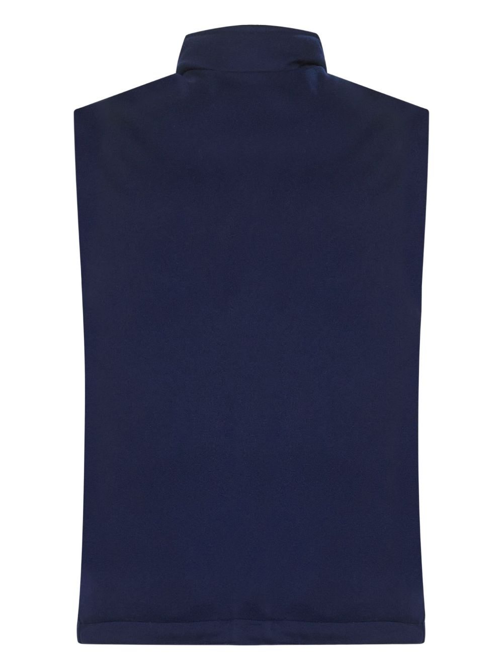 stand-collar zip-front gilet - 2