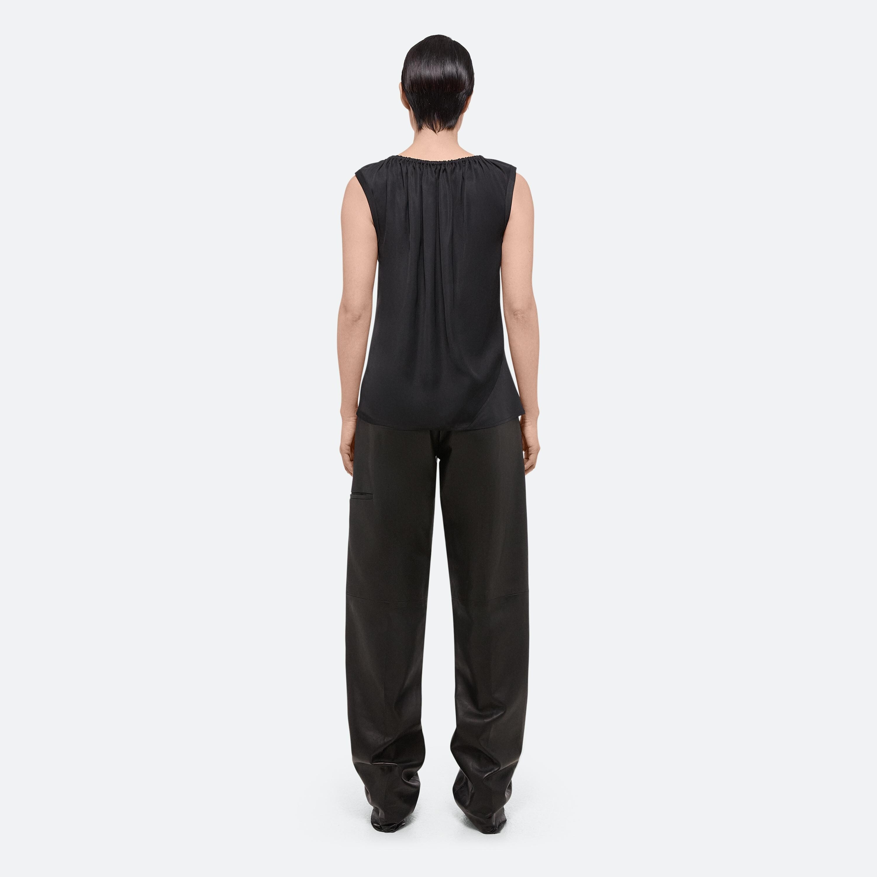 DRAWSTRING SLEEVELESS TOP - 5