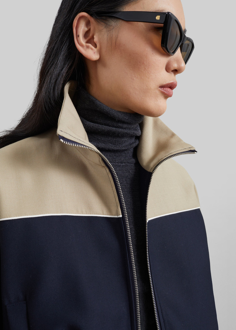 Penally Cropped Jacket - Navy 6