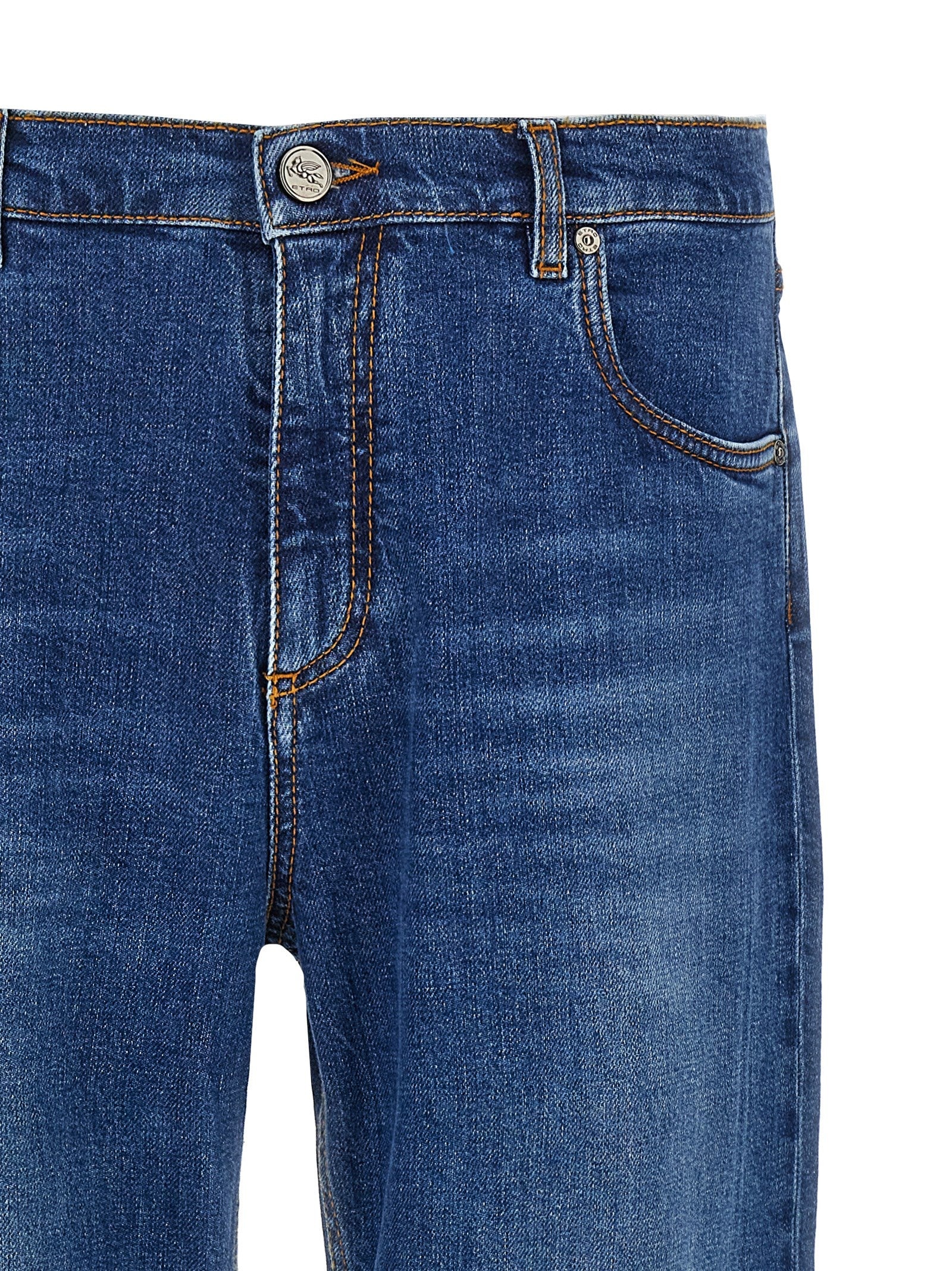 Embroidery Jeans Blue - 3