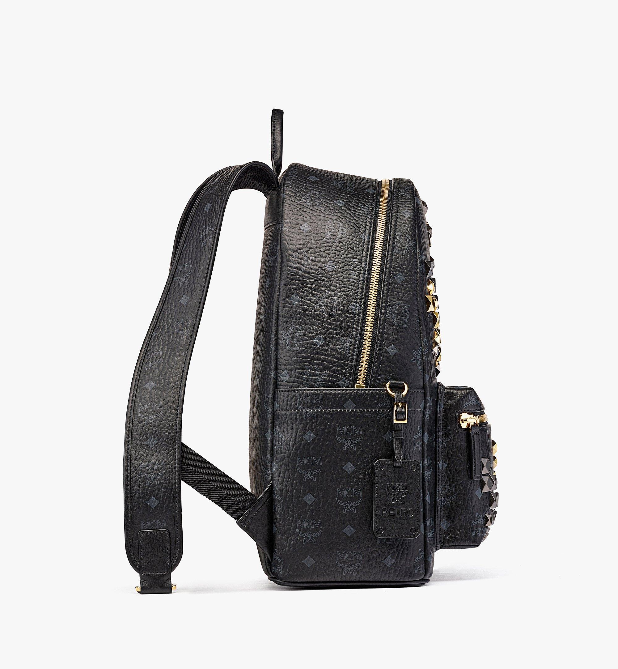 Retro M Studs Stark Backpack in Visetos - 3