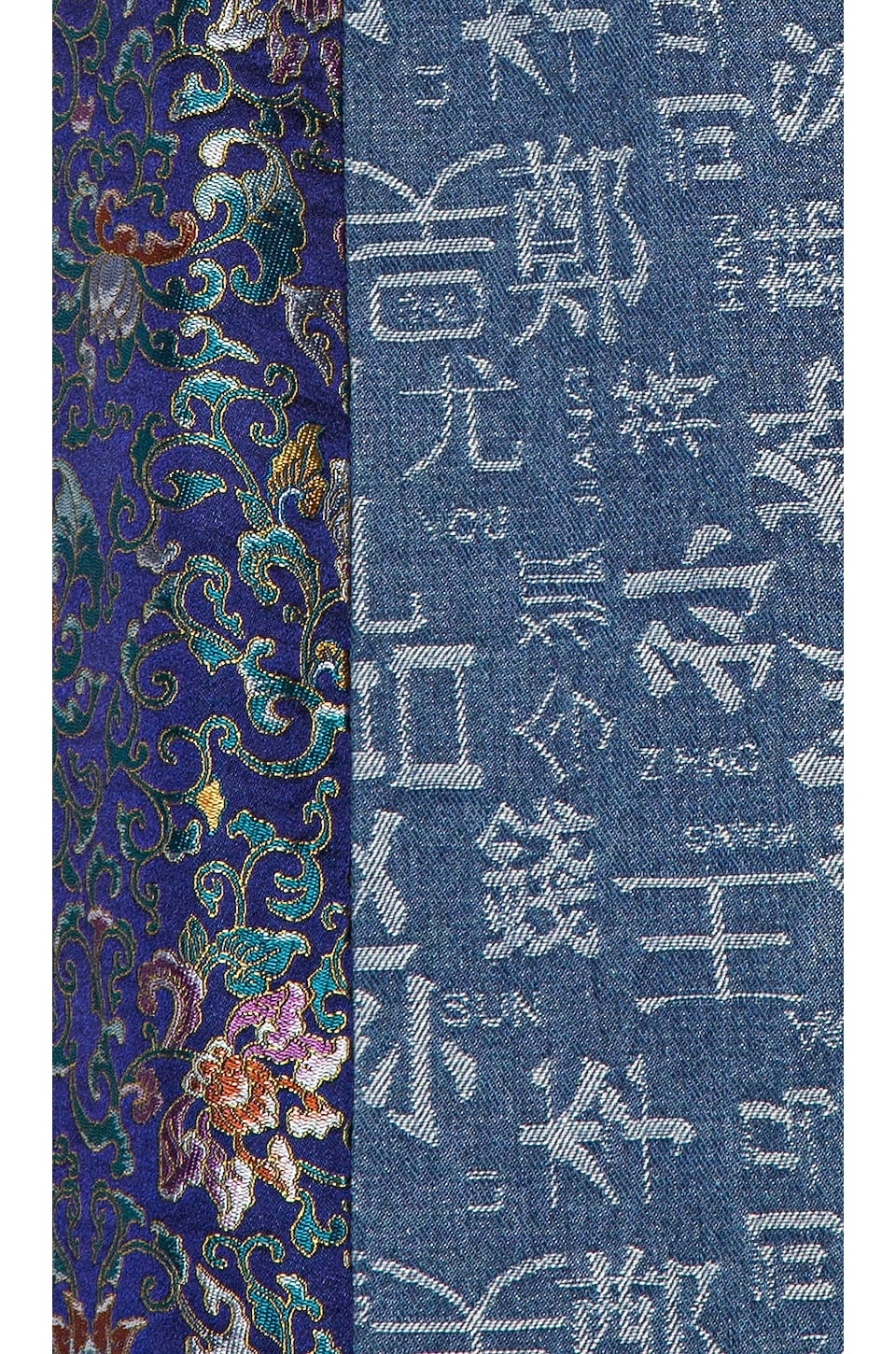 Denim Mini Combo Dress - 4