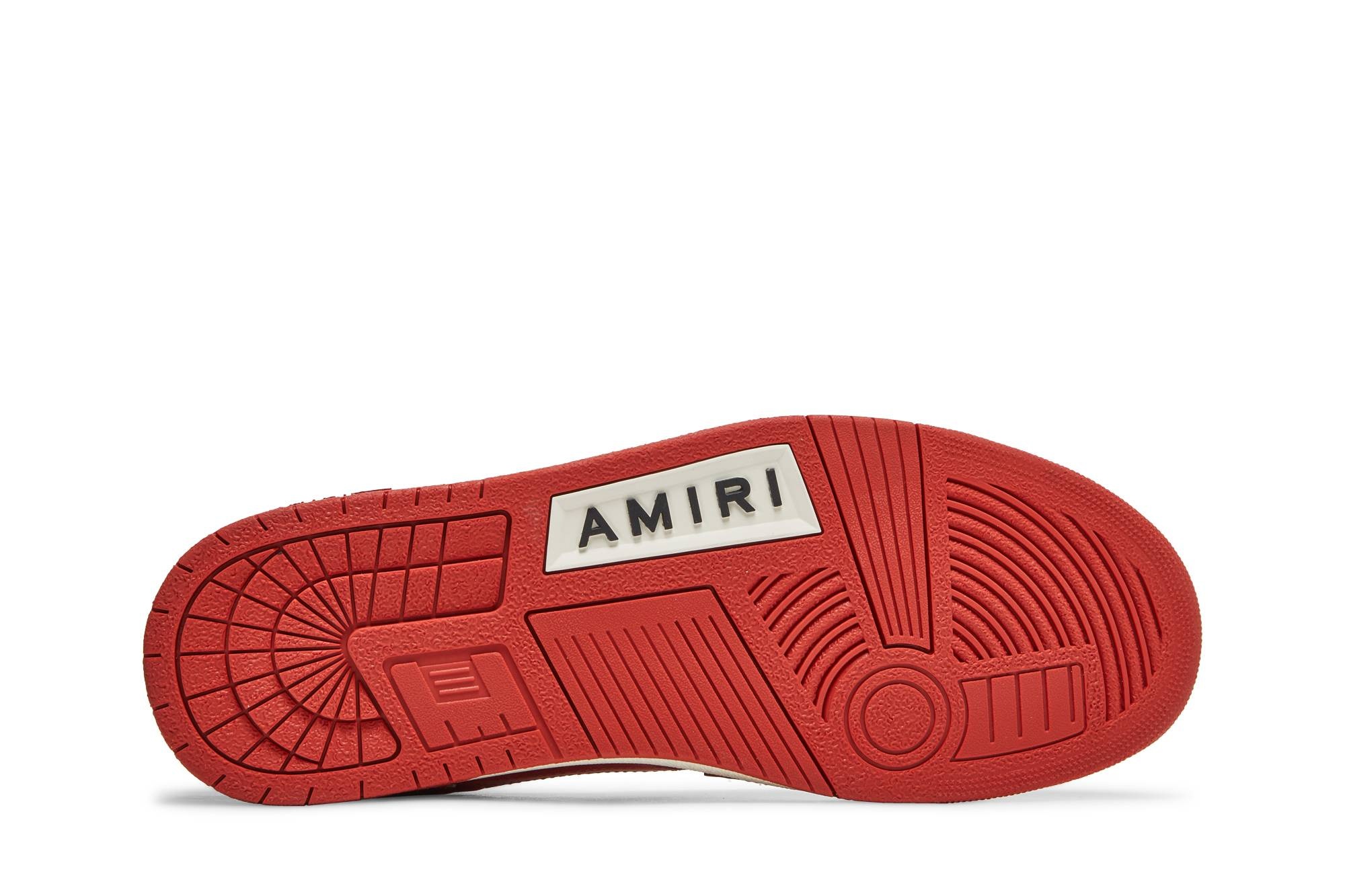 Amiri Skel Top High 'White Red' - 4