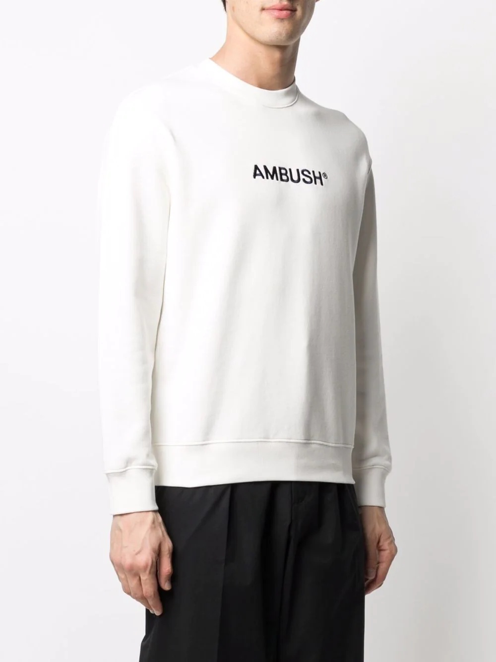 logo print sweatshirt - 4